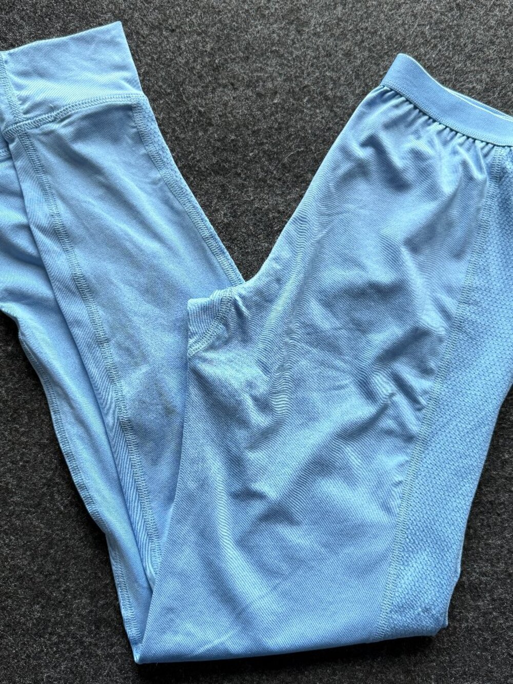 Cuddl Duds Womens Small Light Blue Thermal Base Layer Leggings